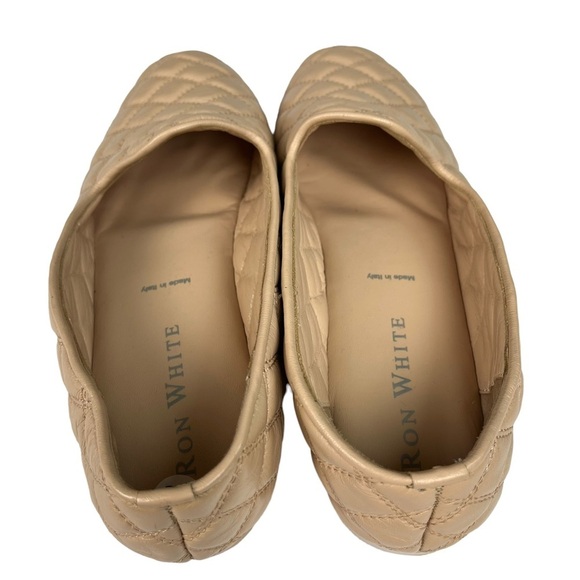 Ron White Kimmie Leather Quilted Flats Womens Size US10 EU42 - Picture 6 of 10